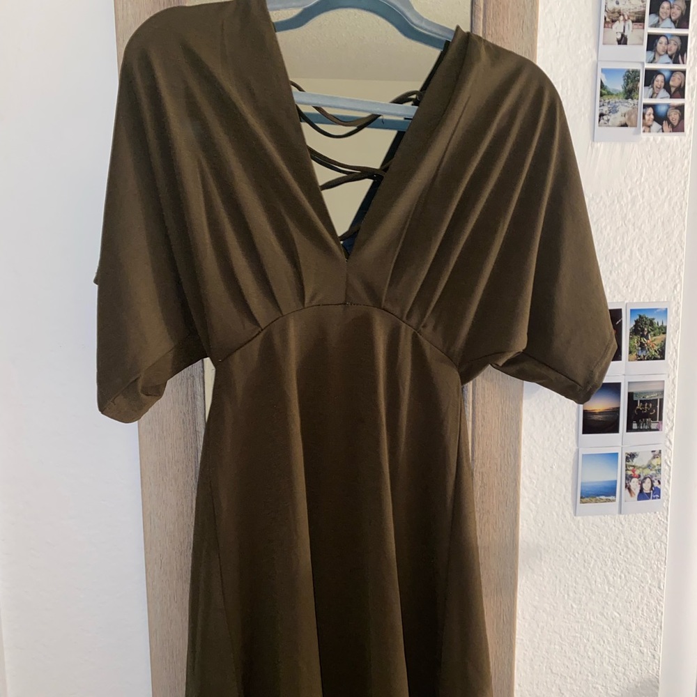 Small olive dress from Angie
